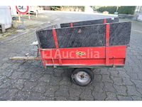 Trailer voor tractormaaier merk en model onleesbaar - afbeelding 11 van  11
