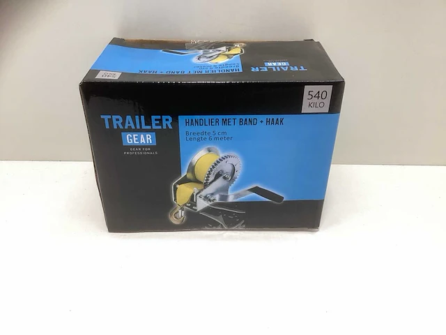 Trailergear handlier met band + haak 540 kg - afbeelding 2 van  3