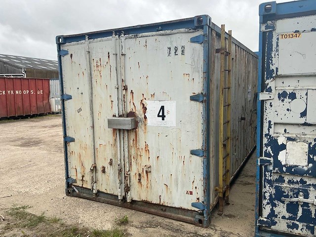 Trailor zeecontainer / werfcontainer 20’ - afbeelding 8 van  10
