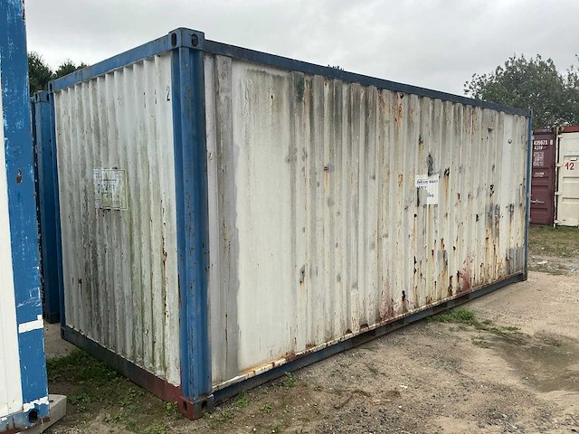Trailor zeecontainer / werfcontainer 20’ - afbeelding 1 van  4