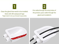 Tramily zonnepaneel beugels wit - afbeelding 3 van  3