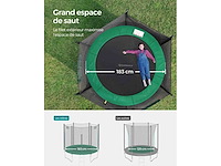 Trampoline ø 183 cm groen - afbeelding 3 van  6