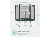 Trampoline ø 183 cm groen - afbeelding 6 van  6