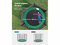 Trampoline ø 183 cm groen - afbeelding 3 van  6