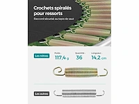 Trampoline ø 183 cm groen - afbeelding 4 van  6