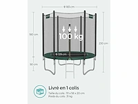 Trampoline ø 183 cm groen - afbeelding 6 van  6
