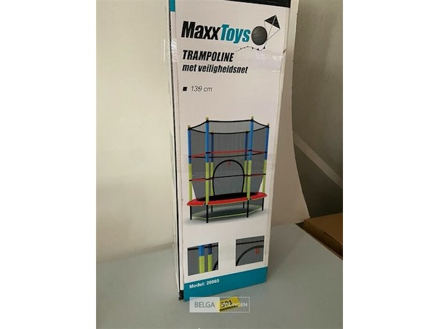 Trampoline met veiligheidsnet 139cm - afbeelding 3 van  3