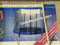 Trampoline met veiligheidsnet 244 cm diameter - afbeelding 3 van  3
