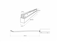 Transformer voor magnetische rail 20mm 48v -200w (x2) - afbeelding 5 van  6