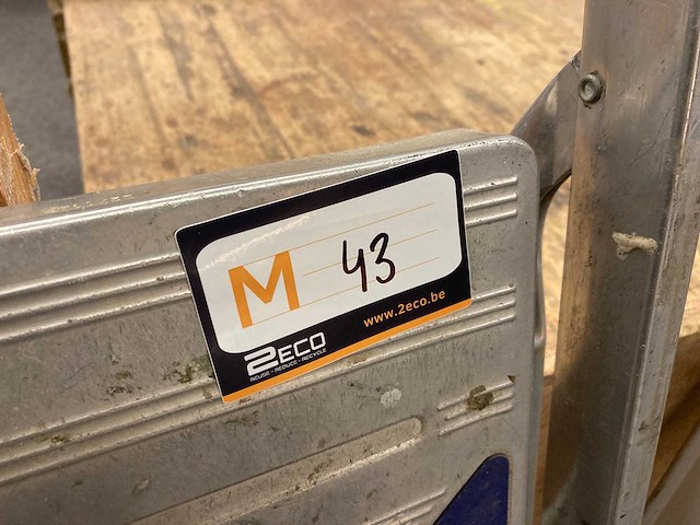 Transpalet, carren, steekwagen, panneelwagen, ladders en houten kisten op wielen - afbeelding 2 van  10