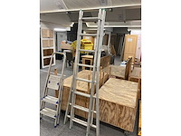 Transpalet, carren, steekwagen, panneelwagen, ladders en houten kisten op wielen - afbeelding 7 van  10