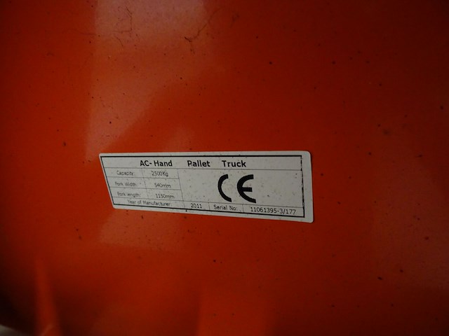 Transpallet ac-hand - afbeelding 5 van  5
