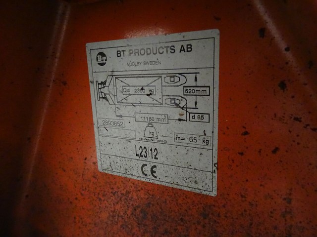 Transpallet bt lifter - afbeelding 5 van  5