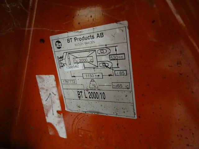 Transpallet bt lifter - afbeelding 5 van  5