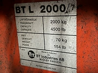 Transpallet bt - afbeelding 3 van  3