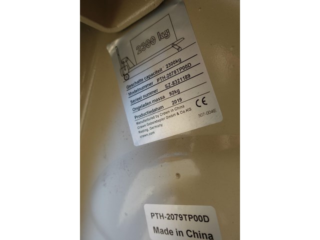 Transpallet crown - afbeelding 5 van  5