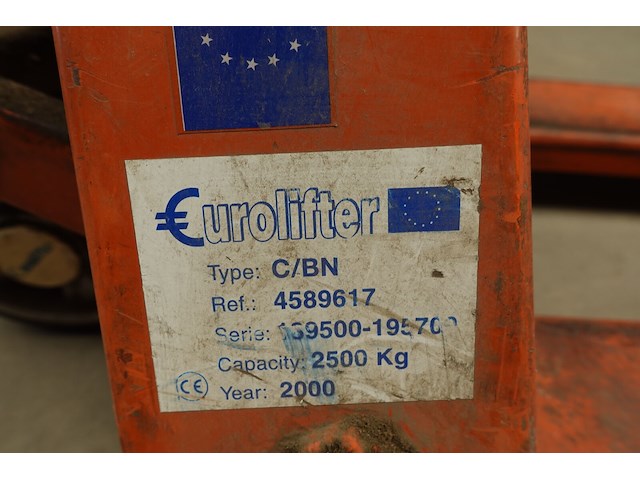 Transpallet eurolifter - afbeelding 5 van  5