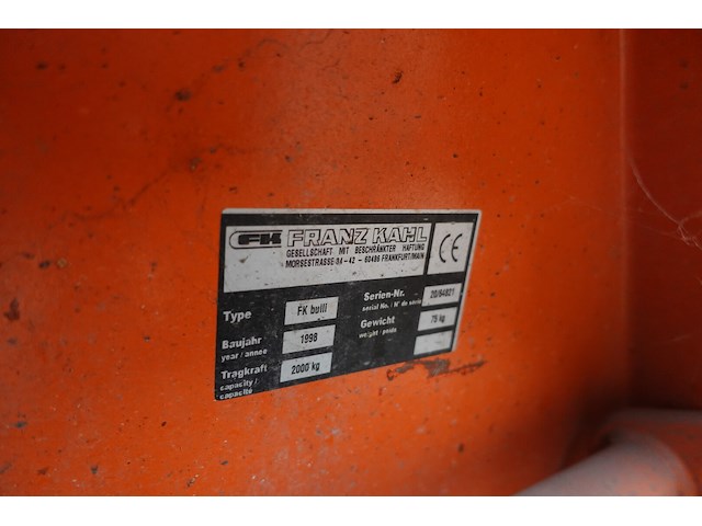 Transpallet frans kahl - afbeelding 4 van  4