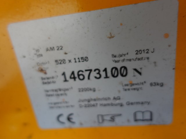 Transpallet jungheinrich - afbeelding 5 van  5