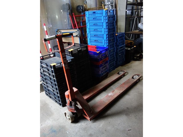 Transpallet met lange vorken - afbeelding 2 van  2