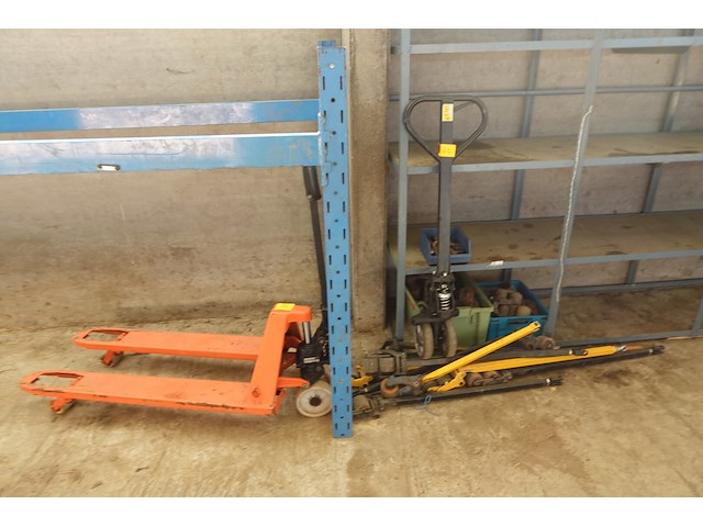 Transpallet (na te zien) en onderdelen - afbeelding 1 van  8