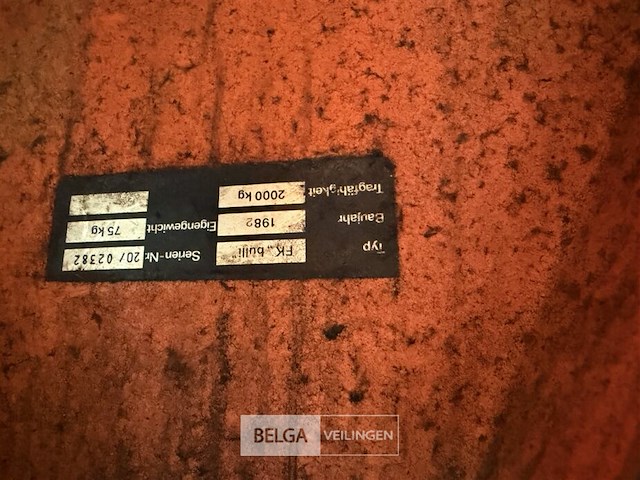 Transpallet oranje - afbeelding 10 van  10