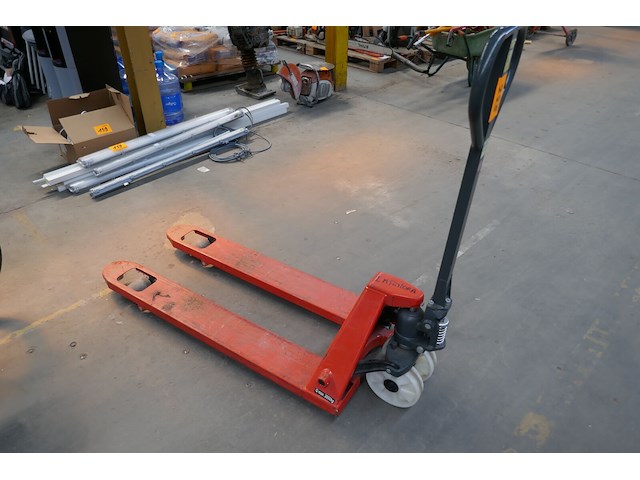 Transpallet rode kleur - afbeelding 2 van  5