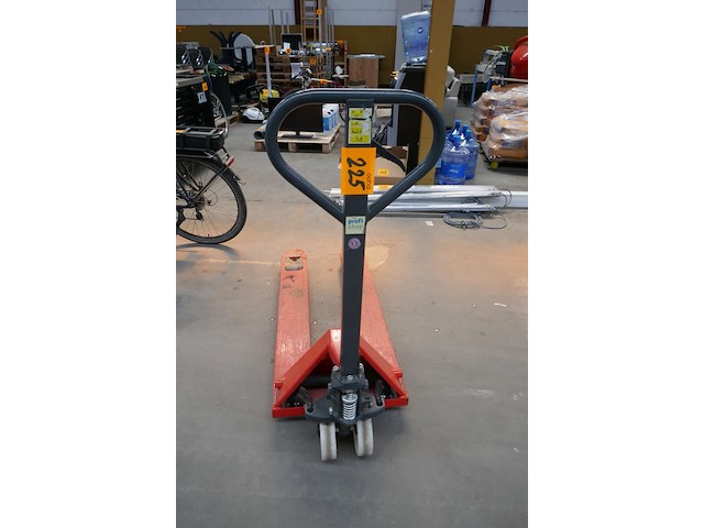 Transpallet rode kleur - afbeelding 4 van  5