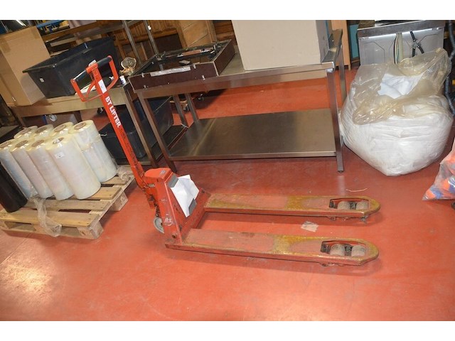 Transpallet rood bt lifter - afbeelding 1 van  5