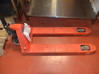 Transpallet rood - afbeelding 3 van  5