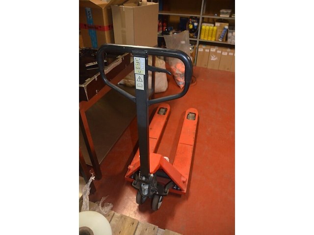 Transpallet rood - afbeelding 5 van  5