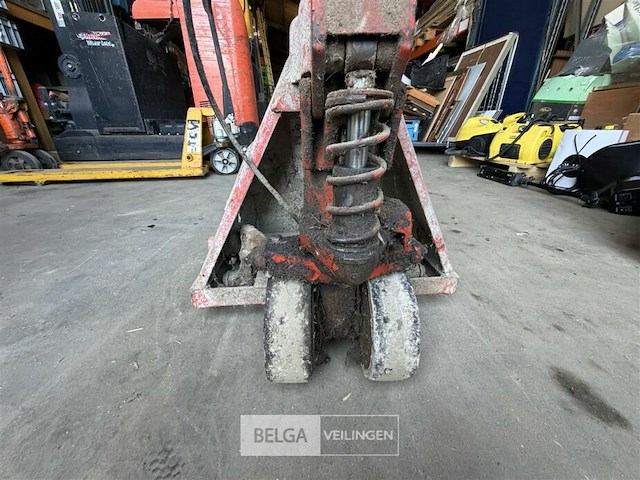 Transpallet rood - afbeelding 2 van  12