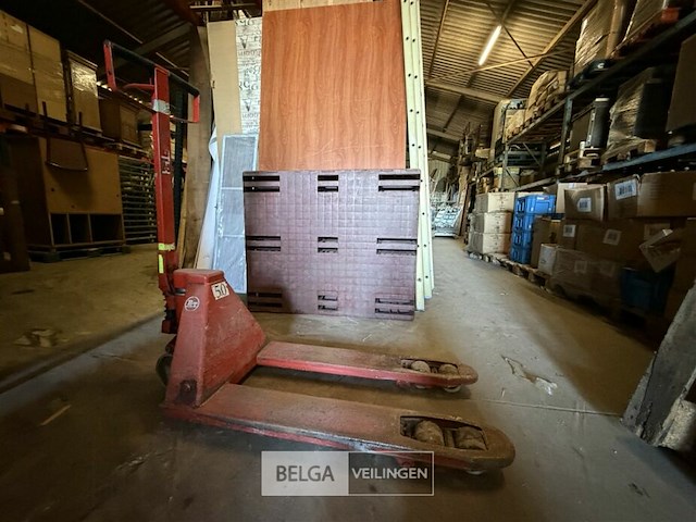 Transpallet rood - afbeelding 4 van  11