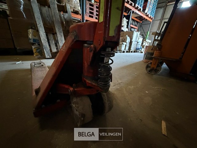 Transpallet rood - afbeelding 9 van  11