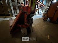 Transpallet rood - afbeelding 9 van  11