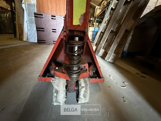 Transpallet rood - afbeelding 10 van  11