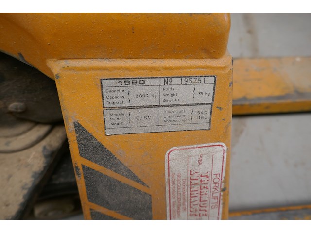 Transpallet tm2000 - afbeelding 4 van  5