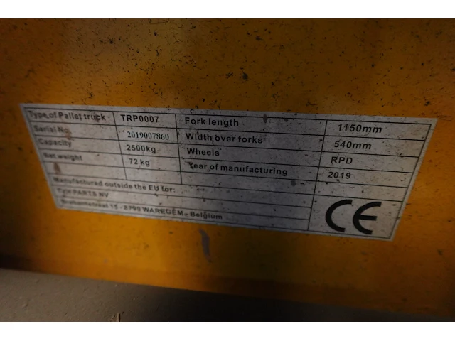 Transpallet totalsource - afbeelding 4 van  4