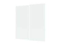Transparant schuifdouchecompositieglas, 160 x h190 cm + zwart profiel - afbeelding 1 van  3