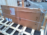 Transparant schuifdouchecompositieglas, 160 x h190 cm + zwart profiel - afbeelding 3 van  3
