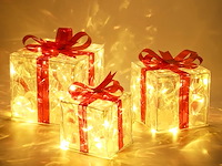 Transparante rode pvc geschenkdoos - afbeelding 1 van  4