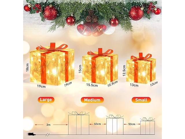 Transparante rode pvc geschenkdoos - afbeelding 2 van  4