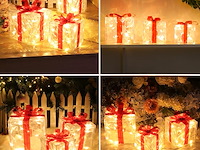 Transparante rode pvc geschenkdoos - afbeelding 4 van  4