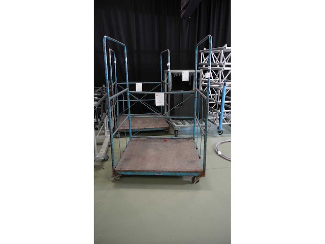 Transport dolly 120 x120 ( blauw) - afbeelding 1 van  2