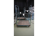 Transport dolly 120 x120 ( blauw) - afbeelding 1 van  1