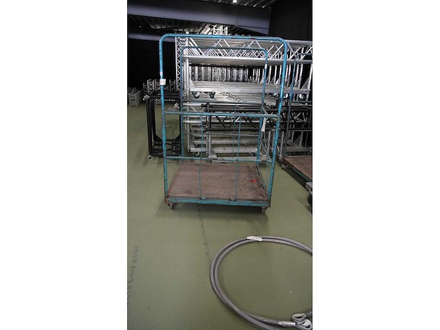 Transport dolly 120 x120 ( blauw) - afbeelding 1 van  1