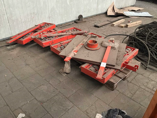 Transport plateaus voor machines (4x) - afbeelding 1 van  4