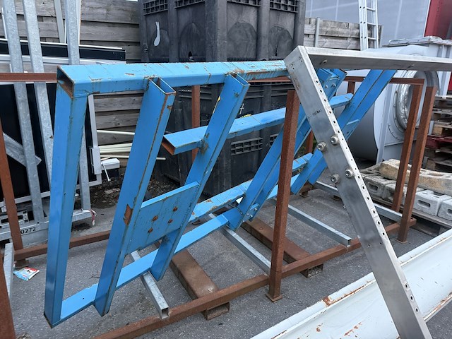 Transportkar blauw - afbeelding 1 van  2