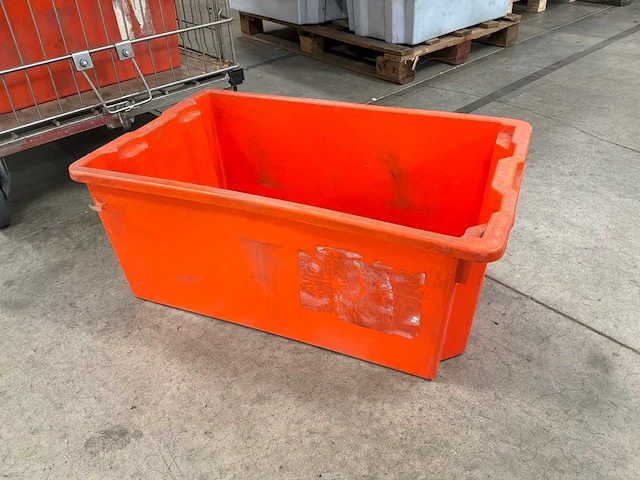 Transportkar met 25 plastic bakken - afbeelding 4 van  5