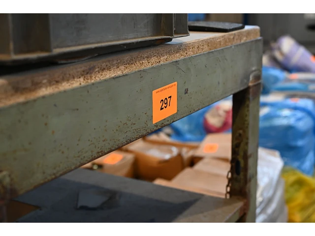 Transportkar met houten blad - afbeelding 1 van  3